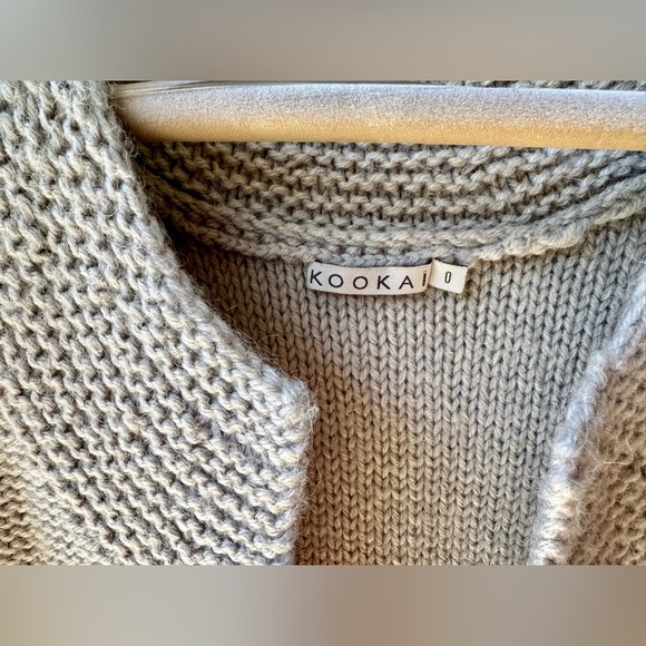 KOOKAI Alpaca blend Cardigan, size 0 - Picture 4 of 5